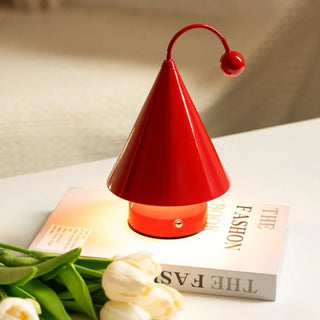 Conilo | Rechargeable Cone Lamp with Spherical Detail