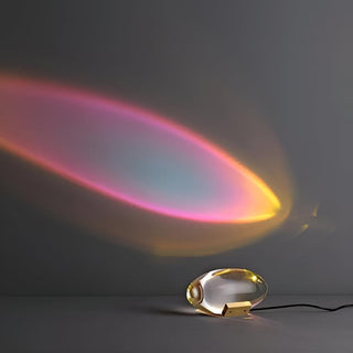 Auravik | Metal and Crystal Ambient Light Projector