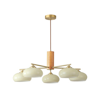 Nova Elliptical Persimmon Chandelier
