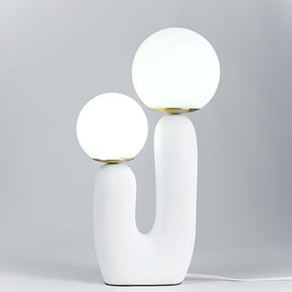Duvelo | Sculptural Dual-Globe Table Lamp