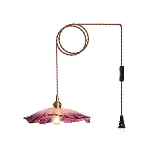 Florina | Plug-In Flower Glass Pendant