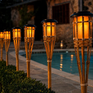 Bambelo | Bamboo Solar Torch Light