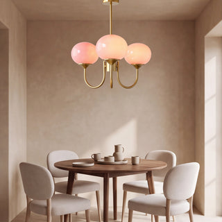 Mira chandelier in an interior setting, view 1