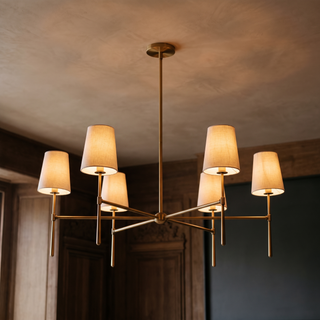 Torcia chandelier circular arrangement from below