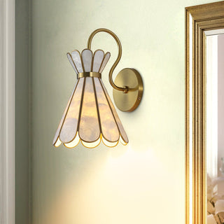 Capivelle | Capiz Shell Hourglass Wall Sconce