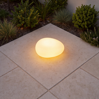 Lithvoro generic stone design — garden setting 1; exact photographed size not verified