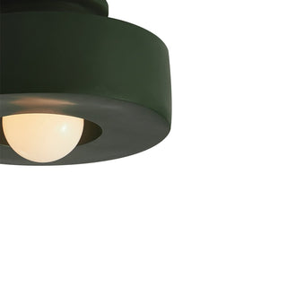 Cylvoro | Green cylindrical shade and lower aperture detail