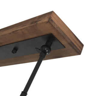 Trackvero | Wood-accent ceiling bar and spotlight stem connection