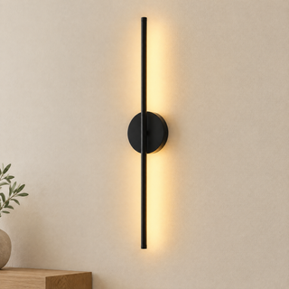 Virella | Black 60 cm close installed product view